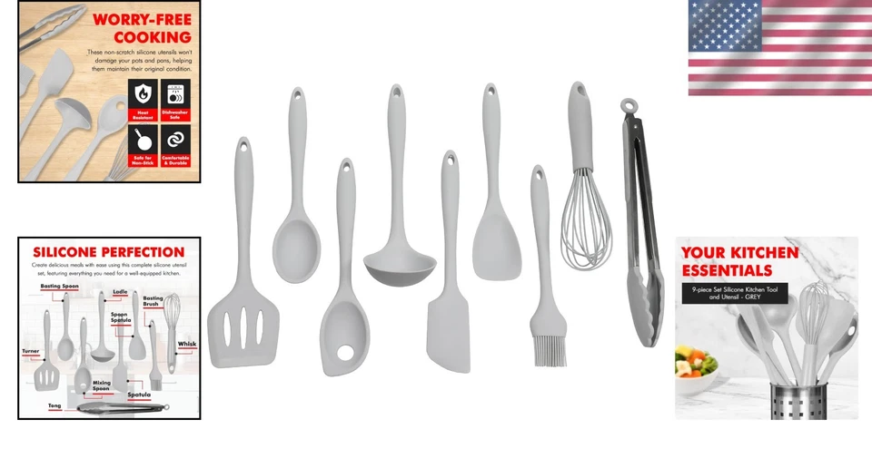 Non-Scratch Silicone Cooking Tools - Image 2 of 4