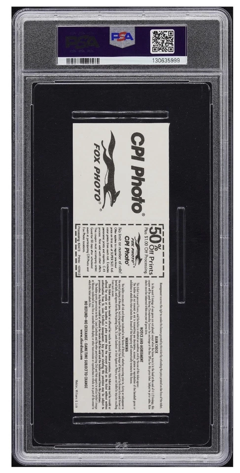 Boleto completo 1998 St Louis Cardinals Mark McGWIRE 69th-70th HR PSA 9 Foto 2 de 3