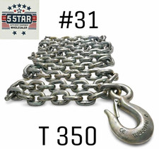 Set31 Autobody Frame Machine Chain 11 Slip Hook Heavy Duty Tow Truck Wrecker