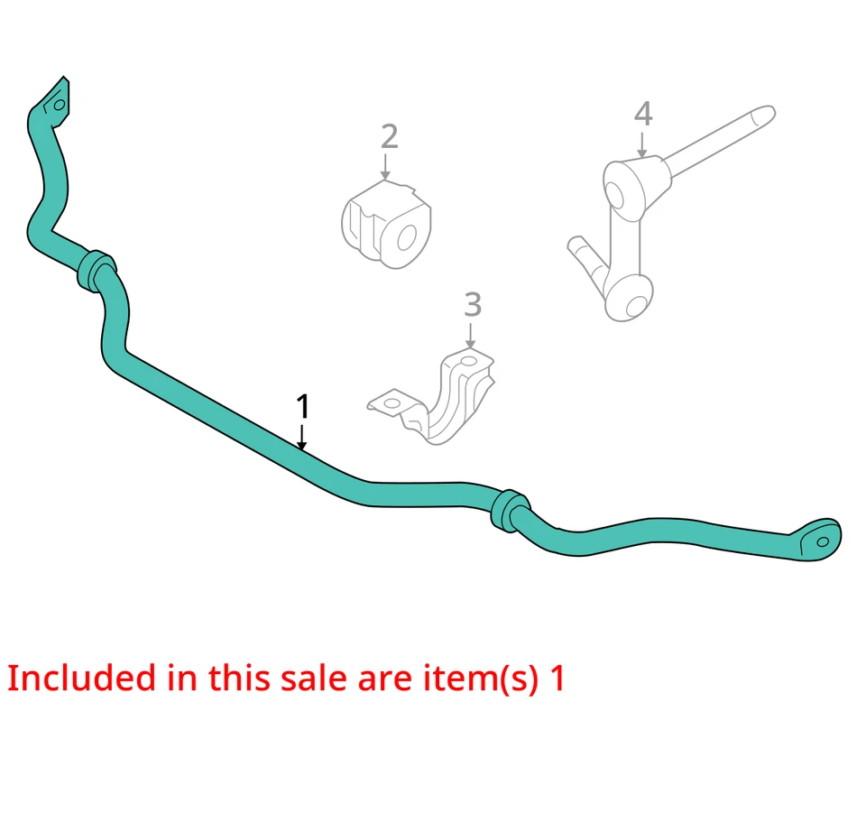 Barra estabilizadora delantera Infiniti Q60 2014 tracción trasera OEM 119 k millas - LKQ428335786 Foto 4 de 4
