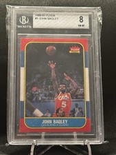 1986 Fleer Basketball John Bagley #5 BGS 8