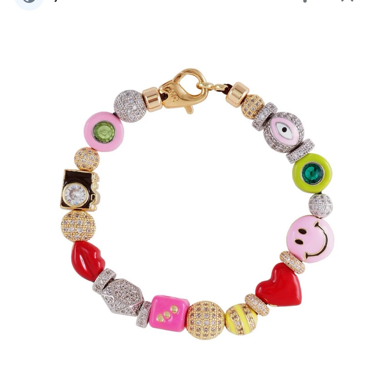 MC ENAMEL CRYSTAL BRACELET - image 7