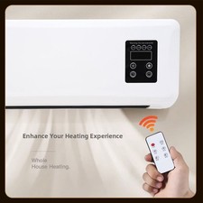 Wall Mounted Air Conditioner with Integrated Heater for Bathroom Small Room Use