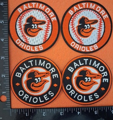 4 Qty. BALTIMORE ORIOLES BASEBALL MLB PATCHES