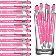 12 Pcs Inspirational Ballpoint Pens Funny Quotes Motivational Encouraging Screen