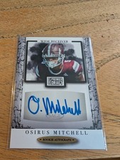 2021 sage premier draft Osirus Mitchell rookie auto 🔥Cowboys Mississippi State 