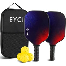 EYCI Graphite Carbonfiber Pickleball Paddle Set