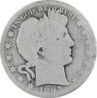 1893-O Barber Head Half Dollar / Better Date / VG-G