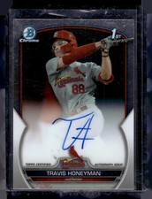 2023 Bowman Draft #CDA-TH Travis Honeyman Chrome Prospect Autographs