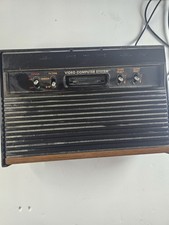 Vintage Atari 2600 Woodgrain Console Only Par...