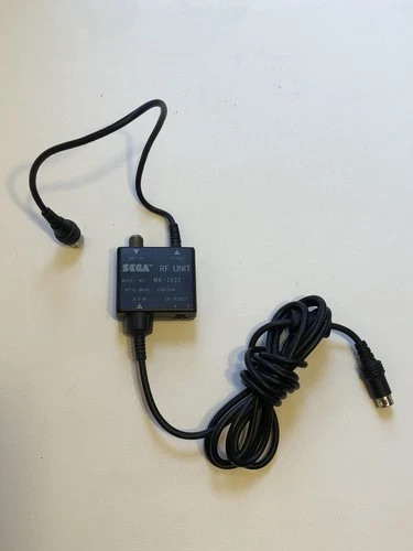 Vintage Sega Genesis Video Game Console RF Unit adapter MK-1632 Original Cable