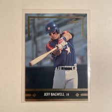 1991 Leaf Baseball Gold Rookies / Jeff Bagwell RC #BC14