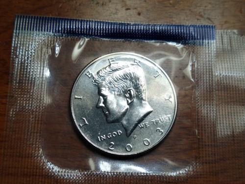 2003 - P & D Kennedy Half Dollars - Uncirculated - Mint Cello - Bild 2 von 5
