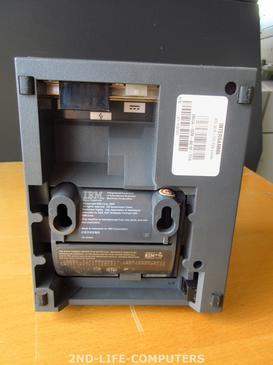 Imprimante Ticket Caisse IBM SureMark 4610 TF6 – USB Thermique D'occasion