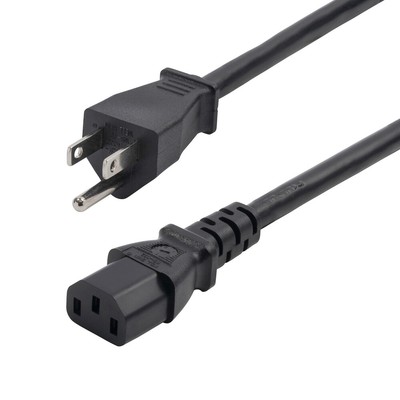 Startech.Com 271B-6800-Power-Cord 8Ft Computer Power Cord Nema 5-15P To C13 13A