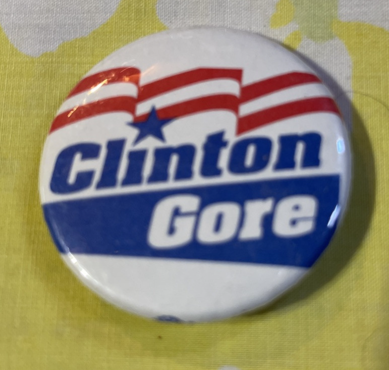 1992 Bill Clinton & Al Gore - 1.75