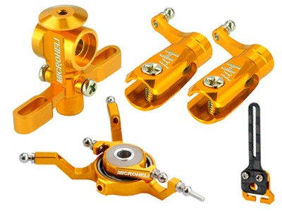Microheli CNC Blade NANO CPX Power package (GOLD) - BLADE NANO CPX/CPS/S2