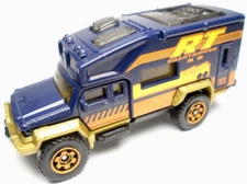 2016 MATCHBOX MBX PROSPECTOR ROAD TRIPPER BLUE 1:64 DIECAST 3" CAMPER W/ ORANGE