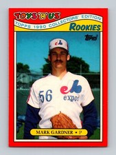 1990 Topps Toys R Us Rookies Baseball Card # 10 Mark Gardner Rookie RC