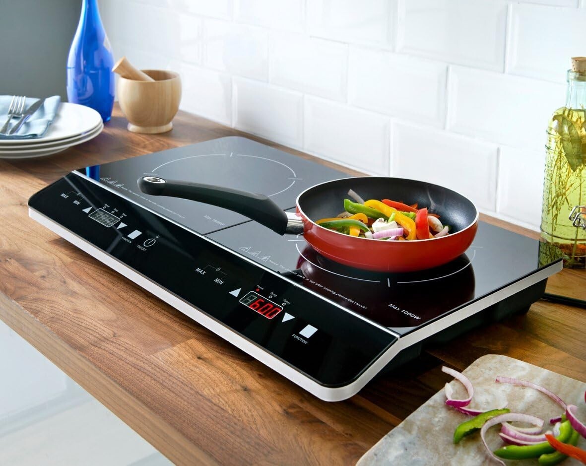 Digital Double Induction Hob & Hot Plate / 10 Temperature Settings eBay