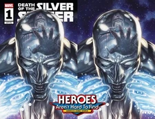 DEATH OF THE SILVER SURFER #1 - MICO SUAYAN TD & VIRGIN SET - LIMITED TO 1000