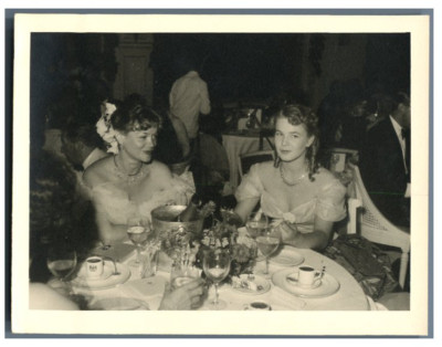 Vintage Silver Print Dance Evening.  Circa 1950 9x12 Silver Print