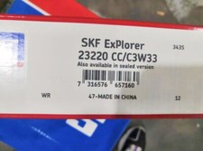 1X SKF 23220 CC/C3W33 spherical roller bearing