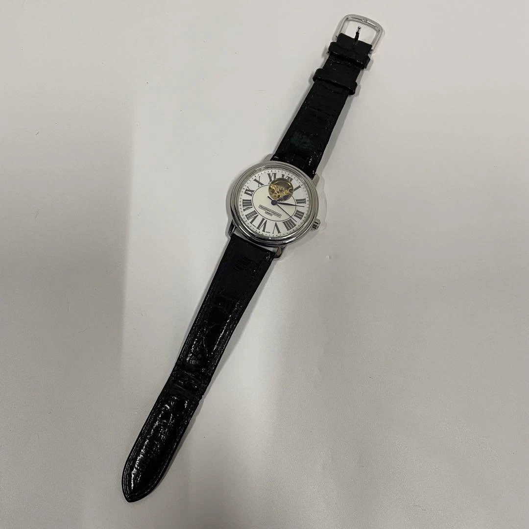 Frederique Constant Watch Mens Automatic Heartbeat Leather Belt FC