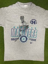 1996 Seattle Mariners - Ken Griffey Jr - Vintage MLB Player T-Shirt Medium 