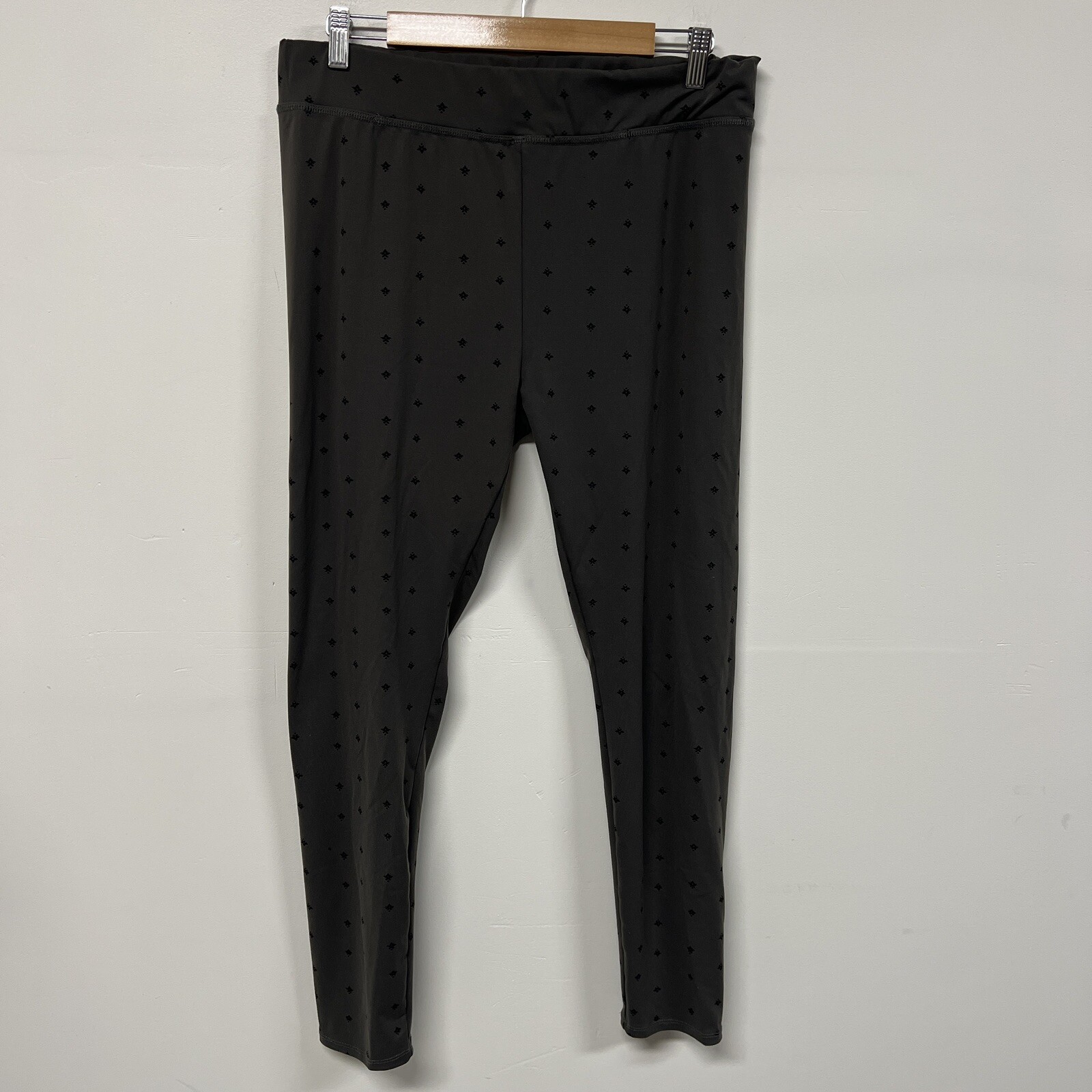 Pendleton XL Grey Patterned Legging Pants Pull-On… - image 1