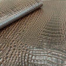 Dark brown Marine Gator Upholstery Crafting Outdoor Vinyl Fabric - Yard