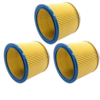 3x Faltenfilter für Parkside PNTS 1500 (B1/B2), 1500(B1/B2), 30/4(E/S)