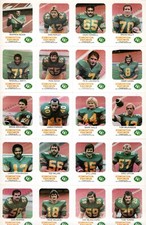 WARREN MOON ROOKIE CARD 1981 FOOTBALL ESKIMOS UNCUT SHEET-RED ROOSTER-CFL RARE