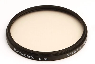 Original Rodenstock E58 No. 1A / 1x Skylight filter for ⦰ 58mm filter thread - Image 1 of 2