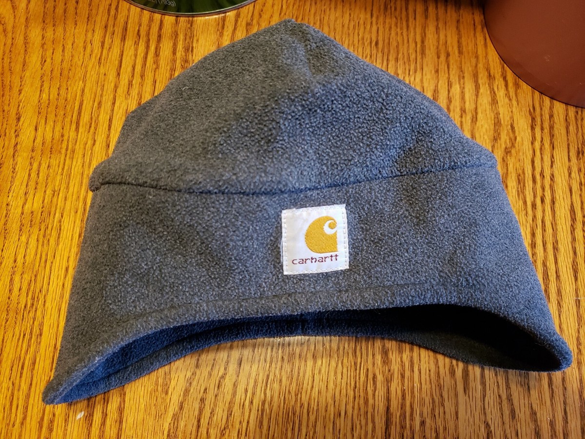 CARHARTT BEANIE FLEECE HAT WITH EAR FLAPS FACE MASK PRE-OWNED