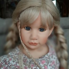 Künstlerpuppe " Finja " Monika Peter Leicht. 110 cm.Lim : 450 inkl. Zertifikat 