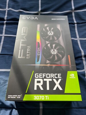 EVGA NVIDIA GeForce RTX 3070 Ti FTW3 ULTRA GAMING 8GB GDDR6 08G-P5-3797-KL