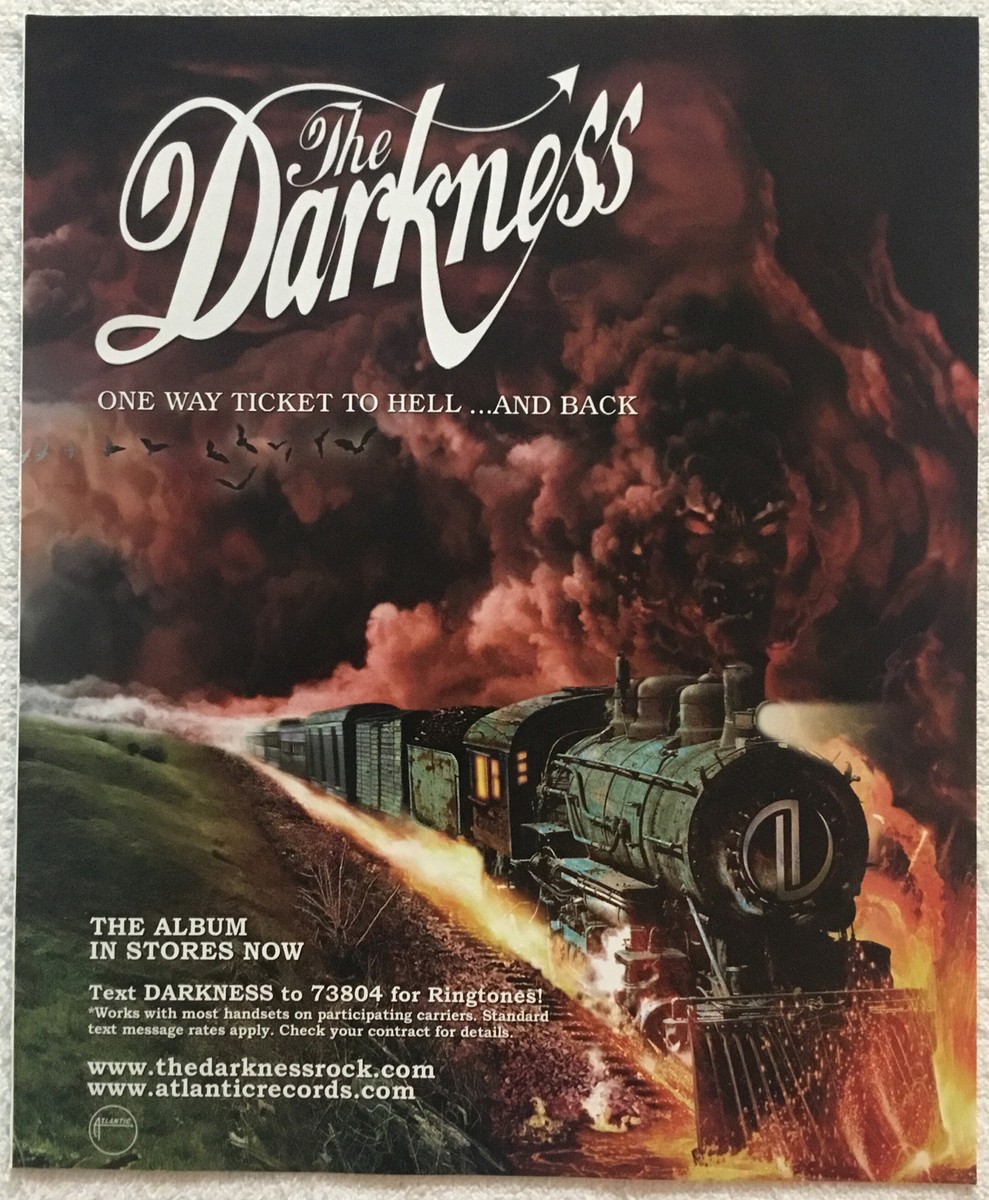 The Darkness One Way Ticket to Hell and Back Album Magazine