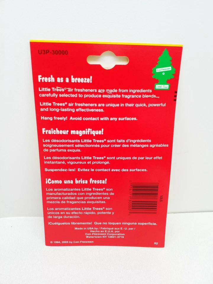U3P-30000 Car Freshner Little Trees 3 Pak Vanillaroma Royal Pine Strawberry - Image 2 of 4