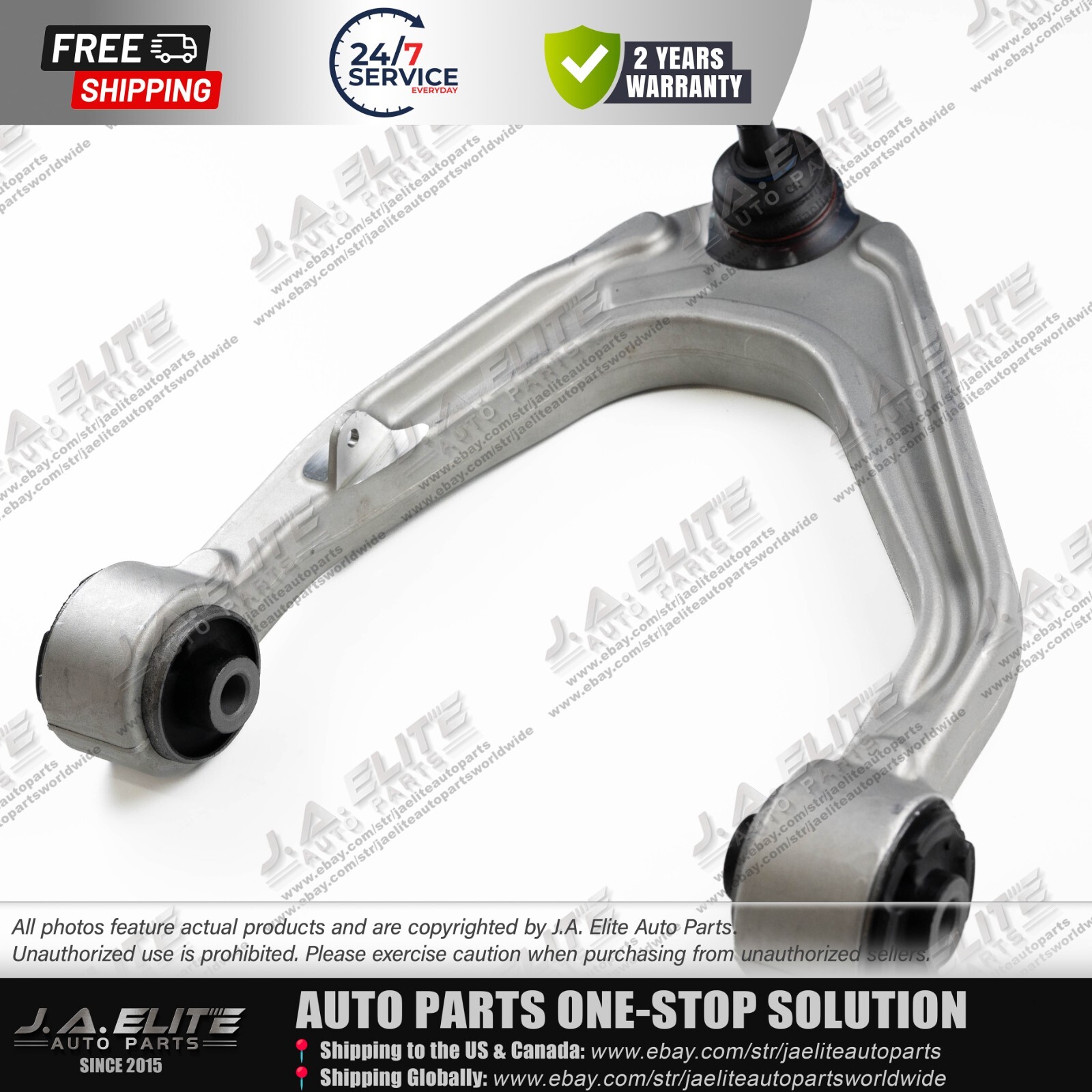 2pcs Front Upper Control Arms for Maserati Quattroporte Ghibli (14+) 670004185/6
