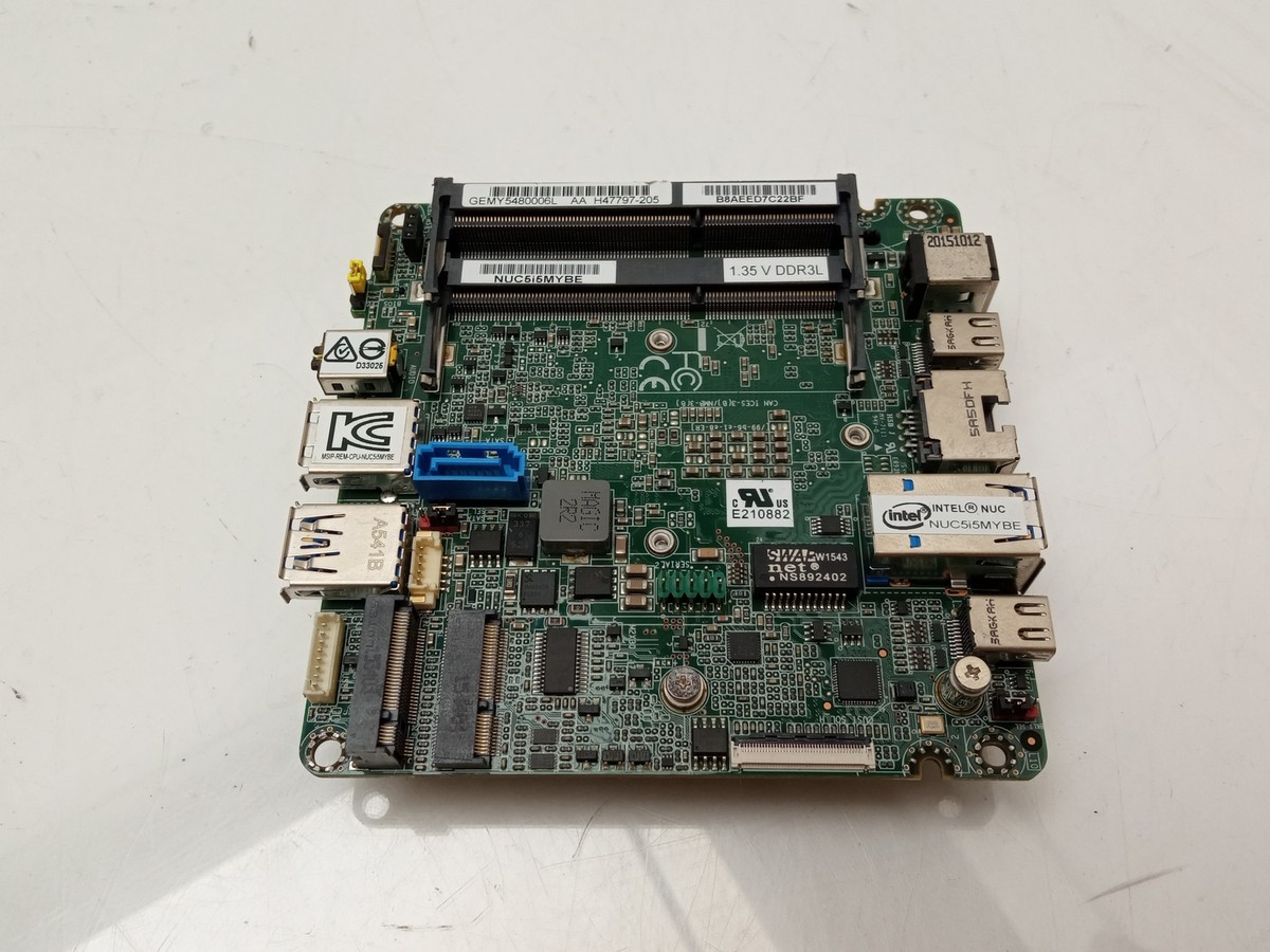Intel NUC NUC5i5MYBE Motherboard With i5-5300U GHz CPU DDR3L H47797-205