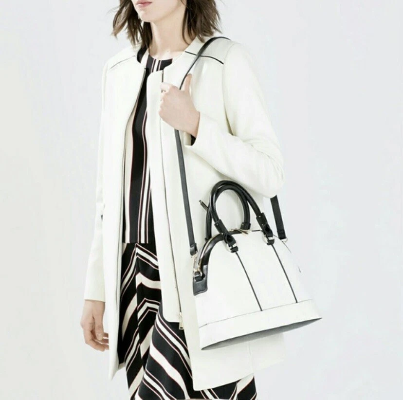 Zara white purse hot sale