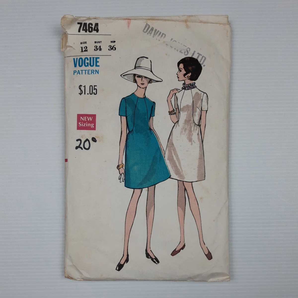 One piece dress top long pattern cutting