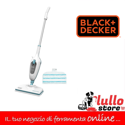 SCOPA A VAPORE LAVAPAVIMENTI 1300W ELETTRICA IGIENIZZANTE BLACK+DECKER |  eBay
