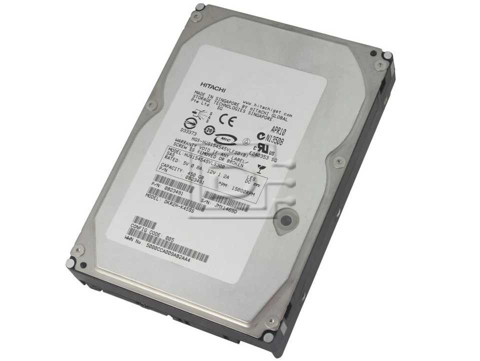 450GB SAS HDD 3.5" 15000rpm 15k Hitachi HGST UltraStar Cheetah 0B23491 HP Dell - Image 4 of 4