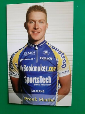 CYCLING cycling card MATTHE PRONK team MrBookmaker SportsTech 2005