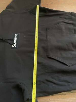 Supreme Box Logo Hoodie Black XLarge XL Hooded Sweatshirt Supreme Box Logo Hoodie Black XLarge XL Hooded Sweatshirt