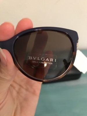 Bvlgari 8166-B Purple Tortoise Havana Sunglasses BVLGARI 8166-B 5371/73 Purple Tortoise Havana Sunglasses NWT  main image 3