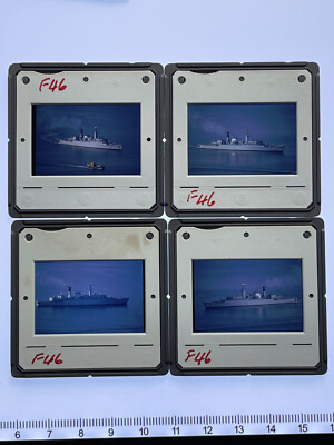 4x Original 35mm Dia mit Copyright - Brazilian Navy Ship Greenhalgh (F-46) 17