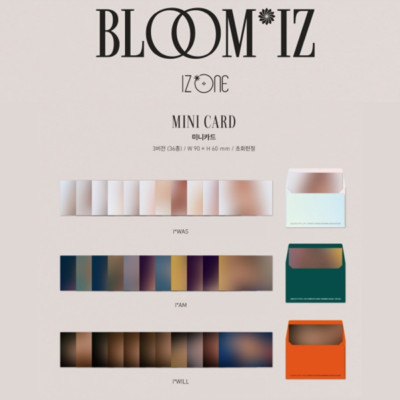 IZ*ONE - 1ST ALBUM BLOOM*IZ MINI CARD SAKURA YUJIN HITOMI YENA